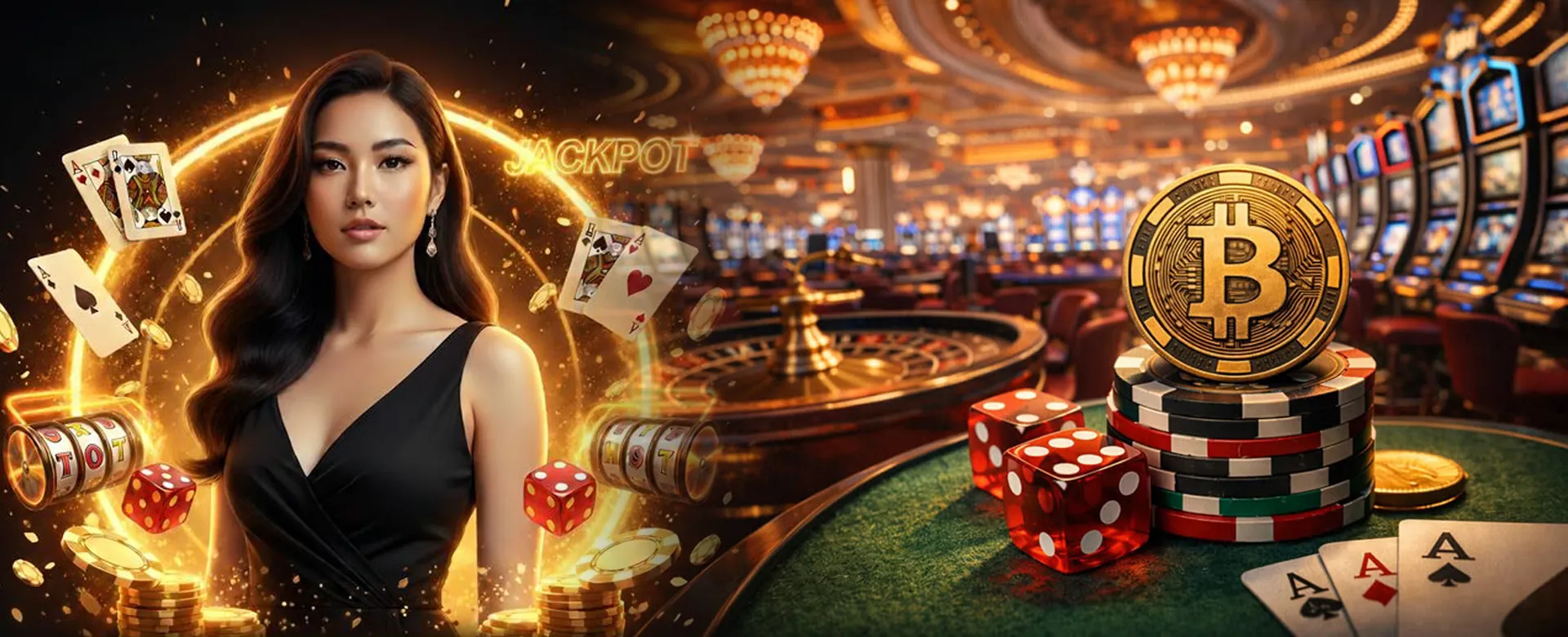 Vibrant casino background with bright lights for 8k8.